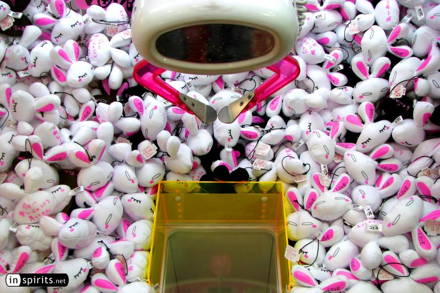 Claw Machine with plush toys