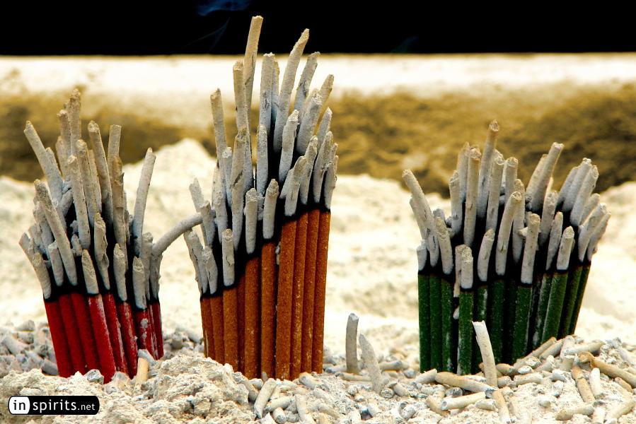 Colorful Incense in Beijing's Dongyue Temple