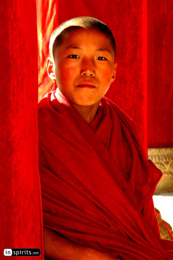 Tibetan Monk in Labrang Monastery