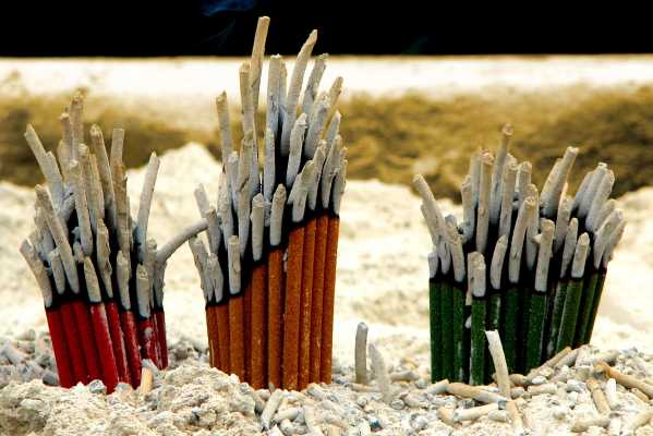 Colorful Incense in Beijing's Dongyue Temple